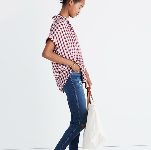 Madewell Central Shirt in Gingham Check - Picture 3 of 6